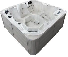 Eco Family Hot Tub Silver White Marble 2